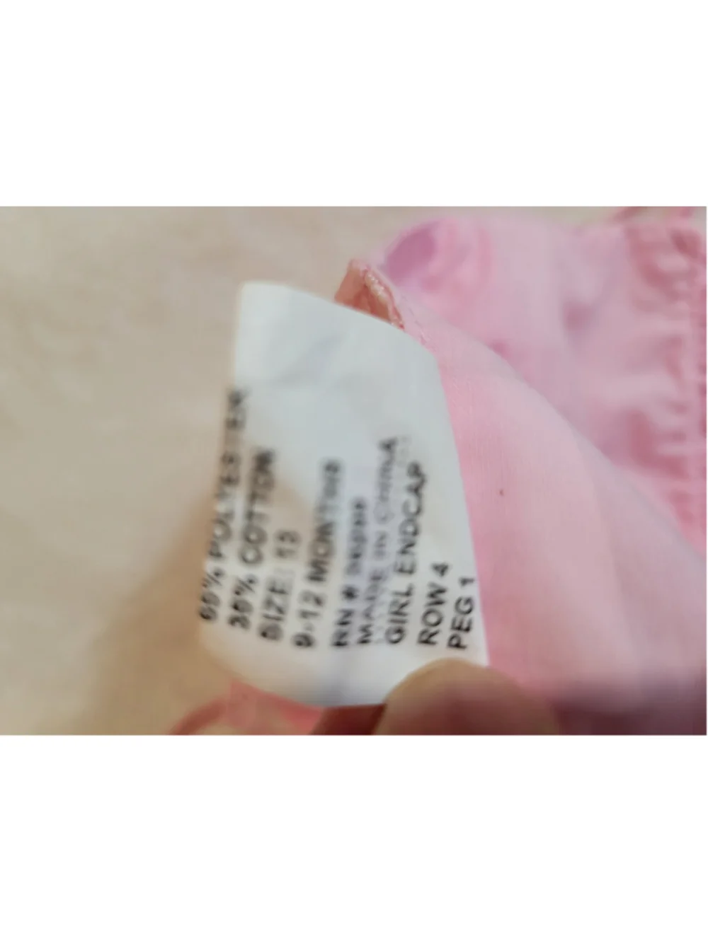 Baby Girl Floral Dress and Clothing Set 6 Months White Pink